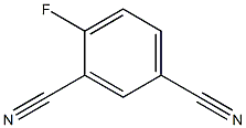 5-Cyano-2-Fluorobenzonitrile Struktur