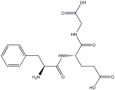 phenylalanyl-glutamyl-glycine Struktur