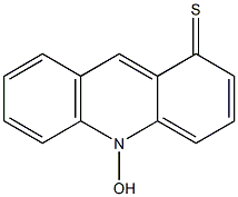 N-hydroxyacridinethione Struktur