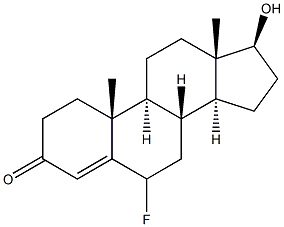 6-fluorotestosterone Struktur