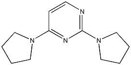 2,4-dipyrrolidinylpyrimidine Struktur