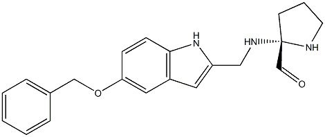 N-(2-propinyl)-2-(5-benzyloxyindol)methylamine Struktur