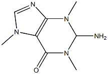 1,3,7-trimethylguanine Struktur