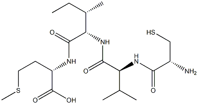 cysteinyl-valyl-isoleucyl-methionine Struktur