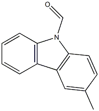 9-formyl-3-methylcarbazole Struktur