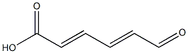 6-OXO-TRANS,TRANS-2,4-HEXADIENOICACID Struktur