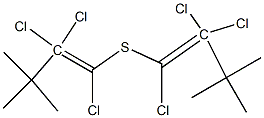 TERT-BUTYL1,1,2-TRICHLOROVINYLSULPHIDE Struktur