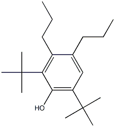 2,6-DI(TERT-BUTYL)-4-BIPROPYLPHENOL Struktur