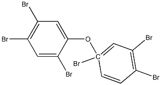 2,4,5-TRIBROMO-2-(2,4,5-TRIBROMOPHENOXY)BENZENE Struktur