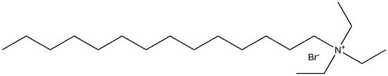 AMMONIUM,TETRADECYLTRIETHYL-,BROMIDE Struktur