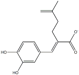 3-METHYL-3-BUTENYLCAFFEATE Struktur