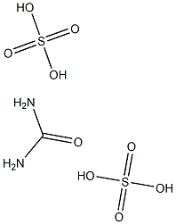 MONOCARBAMIDEDIHYDROGENSULFATE Struktur