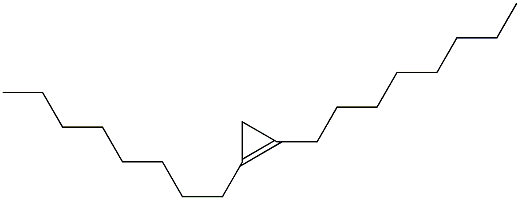 1,2-DIOCTYLCYCLOPROPENE Struktur