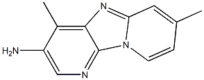 3-AMINO-4,7-DIMETHYL-DIPYRIDO(1,2-A:3',2'-D)IMIDAZOLE Struktur