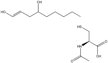 1,4-DIHYDROXYNONENEMERCAPTURICACID Struktur