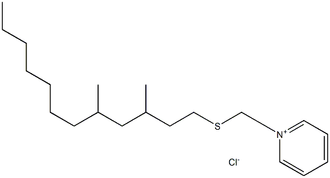 3,5-DIMETHYLDODECYLTHIOMETHYLPYRIDINIUMCHLORIDE Struktur