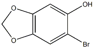 2-BROMO-4,5-(METHYLENEDIOXY)PHENOL Struktur