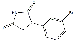 SUCCINIMIDE,2-(META-BROMOPHENYL)- Struktur