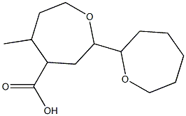 4-METHYL-7-OXABICYCLOHEPTANE-3-CARBOXYLICACID Struktur