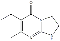 2,3-DIHYDRO-6-ETHYL-7-METHYLIMIDAZO-[1,2-A]-PYRIMIDIN-5-ONE Struktur