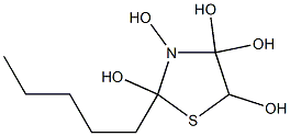 PENTAHYDROXYPENTYLTHIAZOLIDINE Struktur