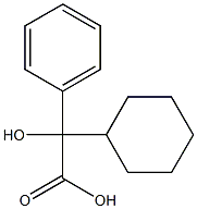 CYCLOHEXYLPHENYLHYDROXYACETICACID Struktur