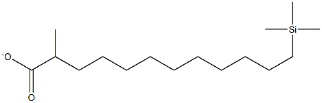 METHYL[-OMEGA-](TRIMETHYLSILYL)DODECANOATE Struktur