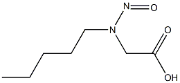 AMYL(CARBOXYMETHYL)NITROSAMINE Struktur