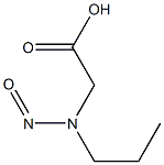 PROPYL(CARBOXYMETHYL)NITROSAMINE Struktur