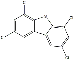 2,4,6,8-TETRACHLORODIBENZOTHIOPHENE Struktur