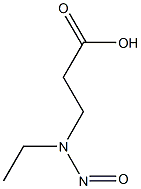 N-ETHYL-N-(2-CARBOXYETHYL)NITROSAMINE Struktur