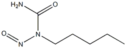 1-NITROSO-N-AMYLUREA Struktur