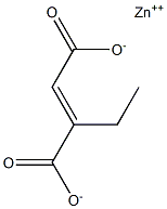 ZINCMONOETHYLHYDROGENFUMARATE Struktur