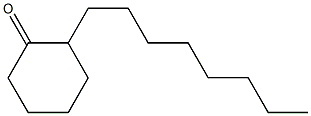 2-N-OCTYLCYCLOHEXANONE Struktur