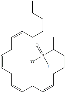 METHYLARACHIDONYLPHOSPHONOFLUORIDATE Struktur