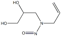 NITROSOALLYL-2,3-DIHYDROXYPROPYLAMINE Struktur