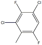 DIFLUOROCHLORO-CHLOROTOLUENE Struktur