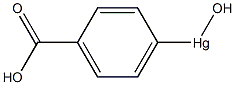 PARA-HYDROXYMERCURYBENZOICACID Struktur