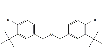 DI(3,5-DI-TERT-BUTYL-4-HYDROXYBENZYL)ETHER Struktur