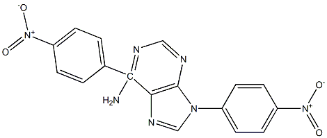 6,9-(BIS-PARA-NITROPHENYL)ADENINE Struktur