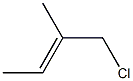 2-BUTENE,1-CHLORO-2-METHYL- Struktur