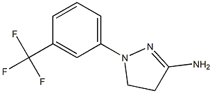 3-AMINO-1-((META-TRIFLUOROMETHYL)PHENYL)-2-PYRAZOLINE Struktur