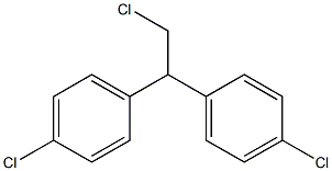 1-CHLORO-2,2-BIS(PARA-CHLOROPHENYL)ETHANE Struktur