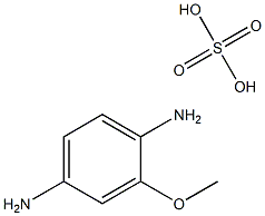 2-METHOXY-PARA-PHENYLENEDIAMINESULFATE Struktur