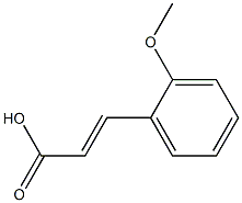 ORTHO-METHOXYCINNAMICACID Struktur