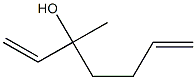 3-methylhepta-1,6-dien-3-ol Struktur