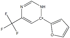 (4-Furan-2-yl-6-trifluoromethyl-pyrimidin-2-yl)- Struktur