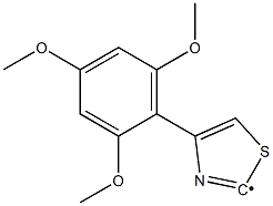 [4-(2,4,6-Trimethoxy-phenyl)-thiazol-2-yl]- Struktur