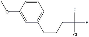 4-Chloro-4,4-difluoro-1-(3-methoxy-phenyl)-butane- Struktur