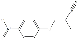 Methyl [2-(4-nitrophenoxy)ethyl]cyano- Struktur